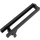 LEGO Zwart Forklift Rails 2 x 3 x 7.6 Vergrendeling met 4 steekpennen en veerhouder (4518 / 54669)