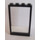 LEGO Black Frame 1 x 4 x 5 with Transparent Glass with 5 White Stripes Sticker (2493)