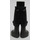 LEGO Black Friends Long Shorts with Pearl Dark Gray Boots and Gold Laces (18353)