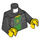 LEGO Schwarz Gamer Kid Minifig Torso (973 / 76382)