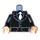 LEGO Zwart Gangster Torso met Wit Tie (973 / 76382)