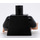 LEGO Sort Gangster Torso med hvid Tie (973 / 76382)