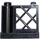 LEGO Black Gate Base 1 x 3 x 2 with Gate