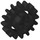 LEGO Black Gear with 16 Teeth (Reinforced) (94925)