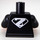 LEGO Noir General Zod Minifigurine Torse (973 / 88585)