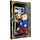 LEGO Black Glass for Window 1 x 4 x 6 with Gilderoy Lockhart Painting His Own Portrait Sticker (6202)