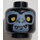 LEGO Noir Gorzan avec Dark Brown Heavy Armour et Chi Diriger (Goujon solide encastré) (3626 / 14054)