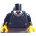 LEGO Negro Graduate Torso con Negro Brazos y Amarillo Manos (973 / 88585)