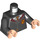 LEGO Schwarz Gryffindor Minifigur Torso (973 / 76382)