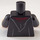 LEGO Zwart Gryffindor Minifig Torso (973 / 76382)