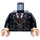 LEGO Schwarz Gunnar Eversol Minifigur Torso (973 / 76382)