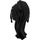 LEGO Noir Cheveux avec Queue de cheval et Bangs (18640 / 92257)