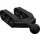 LEGO Schwarz Hälfte Strahl Gabel mit Kugelgelenk (6572)