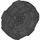 LEGO Black Hard Plastic Wheel with Pin Holes (11094)