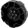 LEGO Schwarz Hard Kunststoff Rad mit Stift Löcher (11094)
