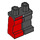 LEGO Schwarz Harley Quinn mit Helm und Umhang Minifigure Hüften und Beine (3815 / 37279)