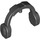 LEGO Black Headphones with Thick Arms (14045)