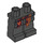 LEGO Schwarz Hector Barbossa Beine mit Seite Buttons und rot und Orange Vest/Sash (96411 / 97987)