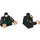 LEGO Schwarz Hela Minifig Torso (973 / 76382)