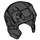 LEGO Zwart Helm met Ear en Forehead Guards (10907)