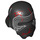 LEGO Black Helmet with Red Scratches (63816)