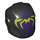 LEGO Noir Casque avec Lisse De Face avec Spindrax Violet et Citron Vert (28631 / 76815)