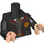 LEGO Black Hermione Granger Minifig Torso (973 / 88585)