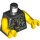 LEGO Black Hero, Driver / Mechanic with Utility Vest Torso (973 / 76382)