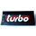 LEGO Black Hinge 6 x 3 with &#039;turbo&#039; Sticker (2440)
