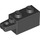 LEGO Black Hinge Brick 1 x 2 Locking with Single Finger On End Horizontal (30541 / 53028)