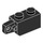 LEGO Black Hinge Brick 1 x 2 Locking with Single Finger (Vertical) On End (30364 / 51478)