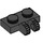 LEGO Black Hinge Plate 1 x 2 Locking with Dual Fingers (50340 / 60471)