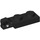 LEGO Black Hinge Plate 1 x 2 Locking with Single Finger on End Vertical with Bottom Groove (44301)