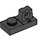 LEGO Schwarz Scharnier Platte 1 x 2 Verriegeln mit Single Finger auf oben (30383 / 53922)