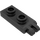 LEGO Svart Hengsel Plate 1 x 2 med 2 Fingre Hule knotter (4276)