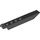 LEGO Black Hinge Plate 1 x 8 with Angled Side Extensions (Round Plate Underneath) (14137 / 30407)