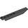 LEGO Black Hinge Plate 1 x 8 with Angled Side Extensions (Squared Plate Underneath) (14137 / 50334)
