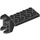 LEGO Black Hinge Plate 2 x 4 with Articulated Joint - Female (3640)