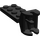 LEGO Noir Charnière assiette 2 x 4 avec Articulated Joint - Female (3640)