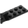 LEGO Musta Sarana Levy 2 x 4 jossa Articulated Joint - Uros (3639)