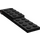 LEGO Black Hinge Plate 2 x 8 Legs Assembly (3324)