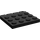 LEGO Zwart Scharnier Plaat 4 x 4 Voertuig Roof (4213)