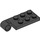 LEGO Zwart Scharnier Plaat Top 2 x 4 met 6 Noppen en 2 pin gaten (43045)