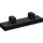 LEGO Schwarz Scharnier Fliese 1 x 4 Verriegeln mit 2 Single Stubs auf oben (44822 / 95120)