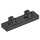 LEGO Black Hinge Tile 1 x 4 Locking with 2 Single Stubs on Top (44822 / 95120)