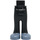 LEGO Zwart Heup met Pants met Sand Blauw Shoes (16985 / 35584)