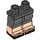 LEGO Schwarz Hüften mit Horizontal Squiggly Lined Dress Design (3815 / 37593)