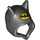 LEGO Black Hood with Bat Ears and Batman Logo (34736 / 36583)
