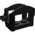 LEGO Schwarz Pferd Saddle mit Eins Clip (4491)