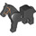 LEGO Black Horse with Dark Tan Bridle (75998)